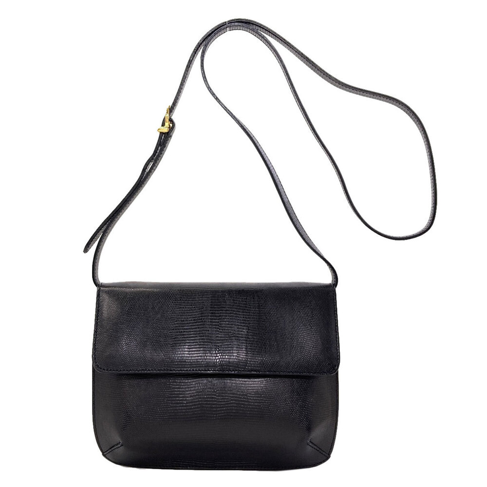 Salvatore Ferragamo Long Shoulder Bag, Embossed Calfskin, Women's